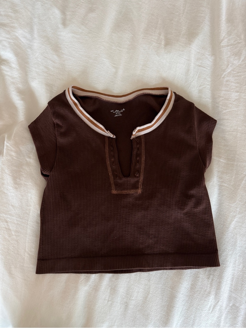 Urban outfitters brown stretchy top